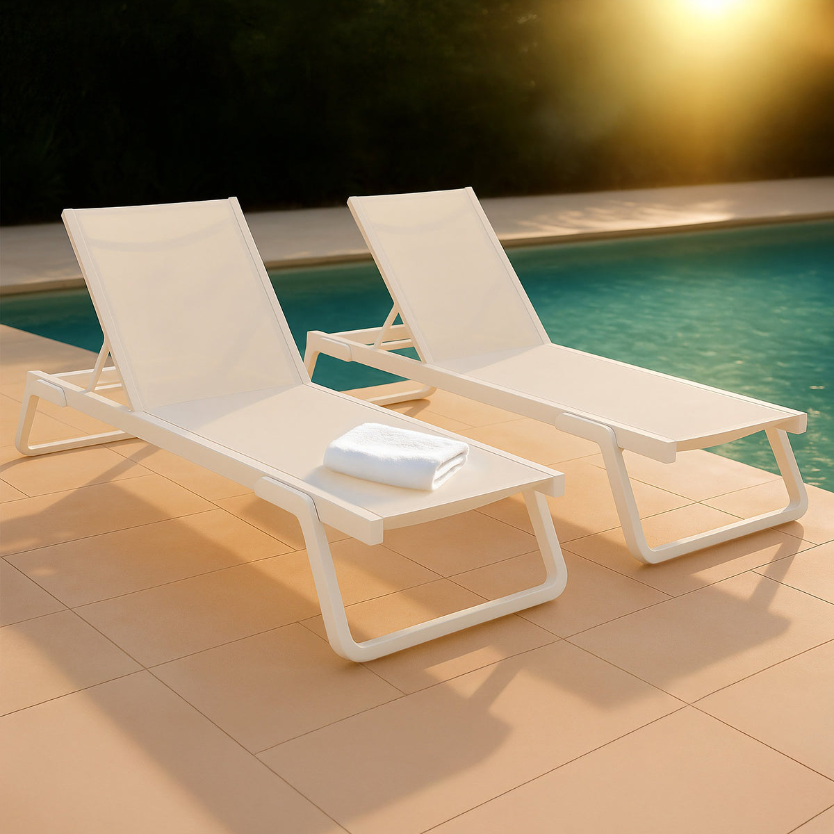 2-delige set ligbedden Tropic (3)