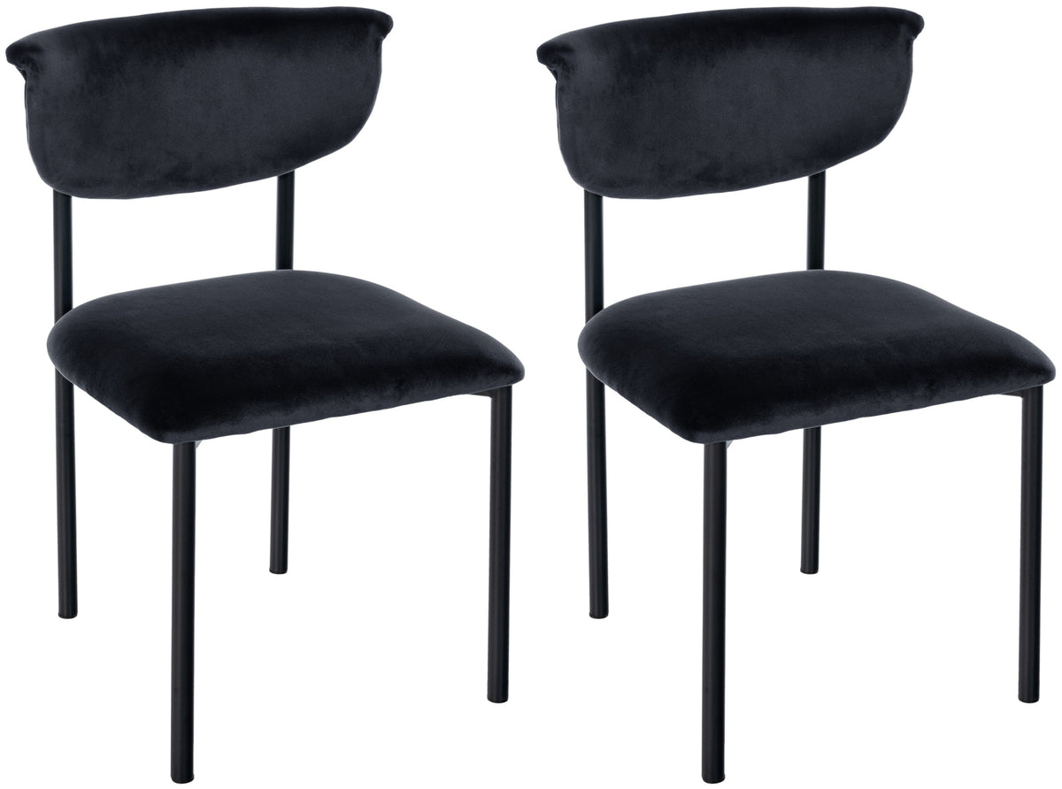 Set van 2 bezoekersstoelen Gambell fluweel