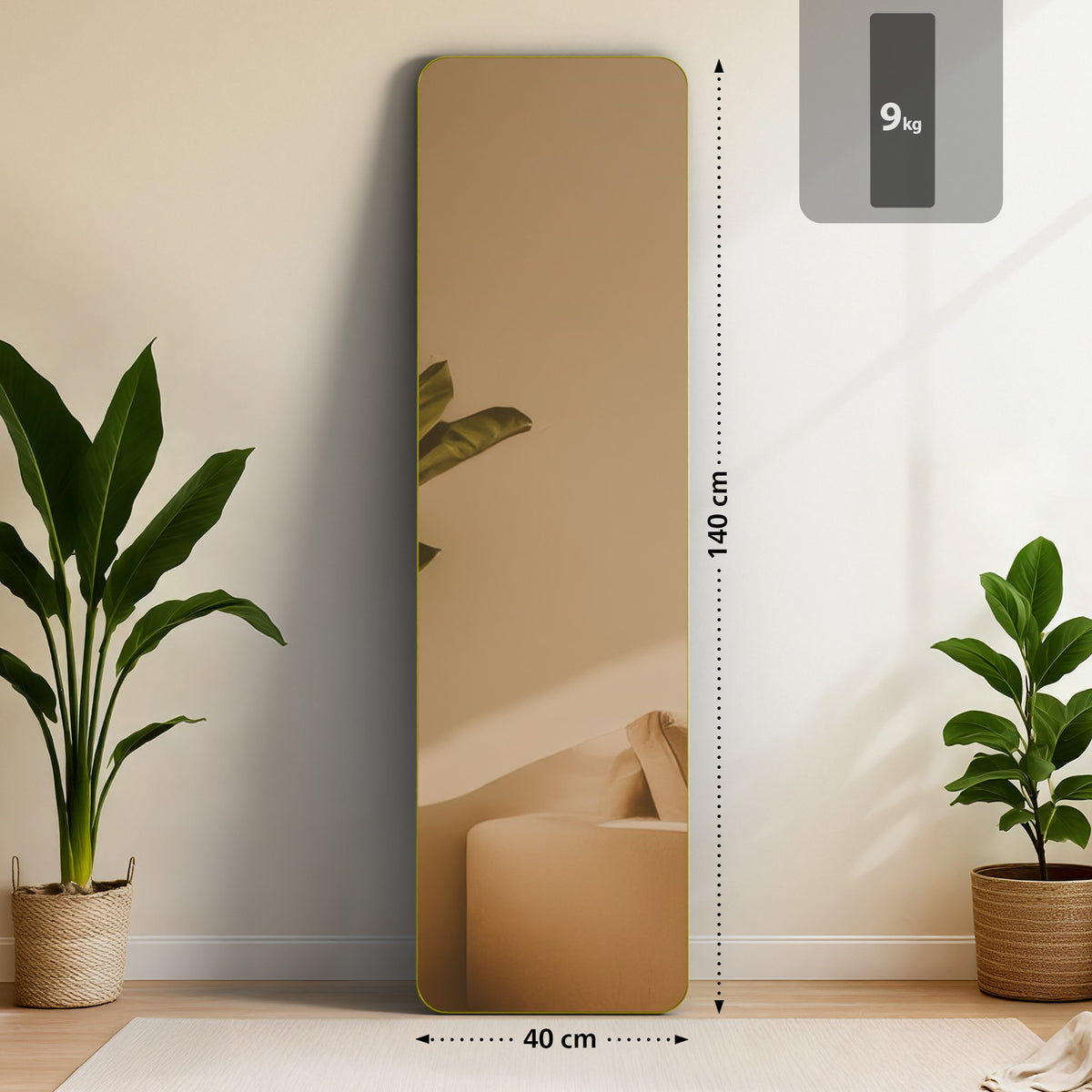 Spiegel Gurnee 140x40 cm (2)