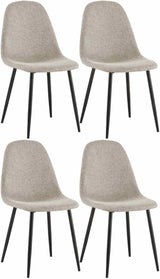 4-delige set eetkamerstoelen Napier stof (8)