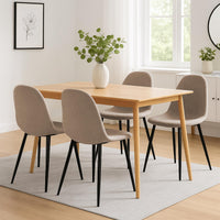 4-delige set eetkamerstoelen Napier stof (10)