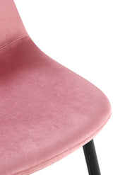 4-delige set eetkamerstoelen Napier fluweel (6)