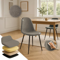 4-delige set eetkamerstoelen Napier kunstleer (4)