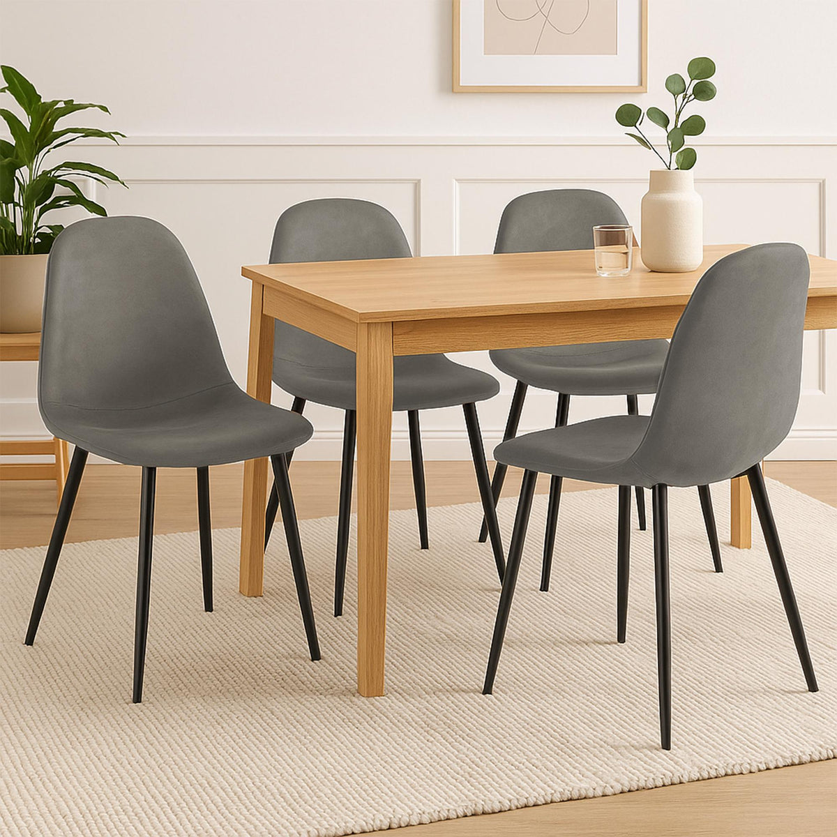 4-delige set eetkamerstoelen Napier kunstleer (3)