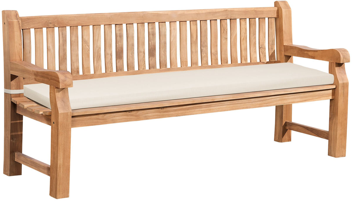 Teakbank Jackson met zitkussen 200 cm + teak