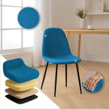 4-delige set eetkamerstoelen Napier stof (4)