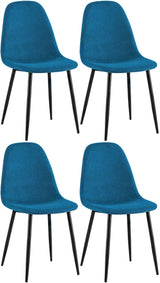 4-delige set eetkamerstoelen Napier stof