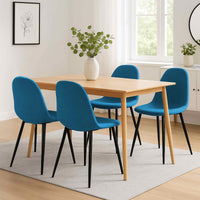 4-delige set eetkamerstoelen Napier stof (3)