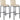 Set van 2 barstoelen Freeport kunstleer B