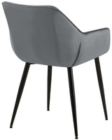 Set van 2 eetkamerstoelen Vessa fluweel (6)