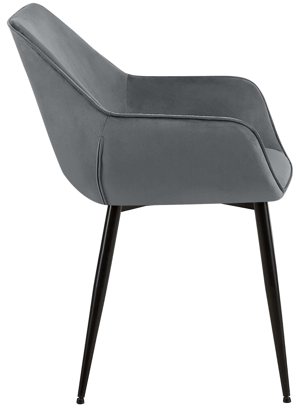 Set van 2 eetkamerstoelen Vessa fluweel (5)