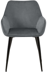Set van 2 eetkamerstoelen Vessa fluweel (4)