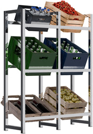 Drankenrek voor 6 kratten Stack