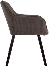 Eetkamerstoel Vienna Cord zwart (4)