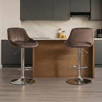 Barkruk Milet fluweel (10)