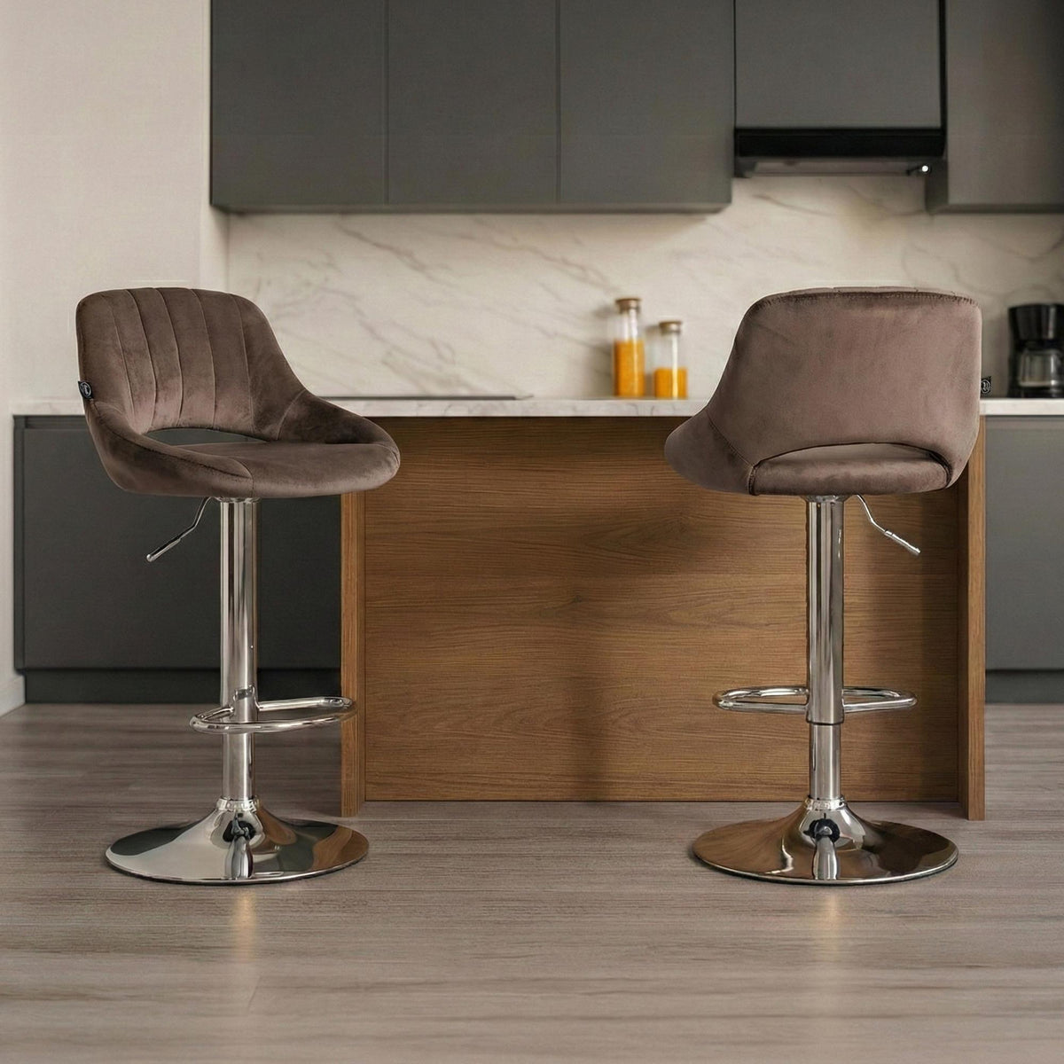 Barkruk Milet fluweel (10)