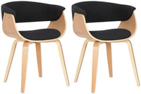 Set van 2 stoelen Bruce stof
