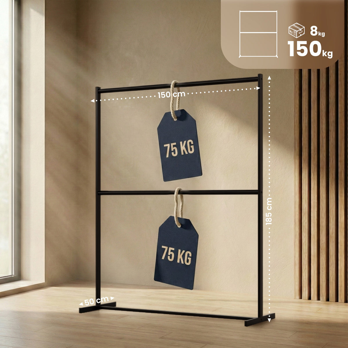 Kledingrek Helga 150x185 cm (2)