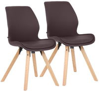 2-delige set stoelen Luna kunstleer (8)