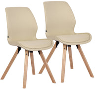 2-delige set stoelen Luna stof