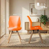 4-delige set stoelen Luna kunststof (2)