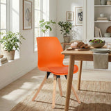4-delige set stoelen Luna kunststof (3)