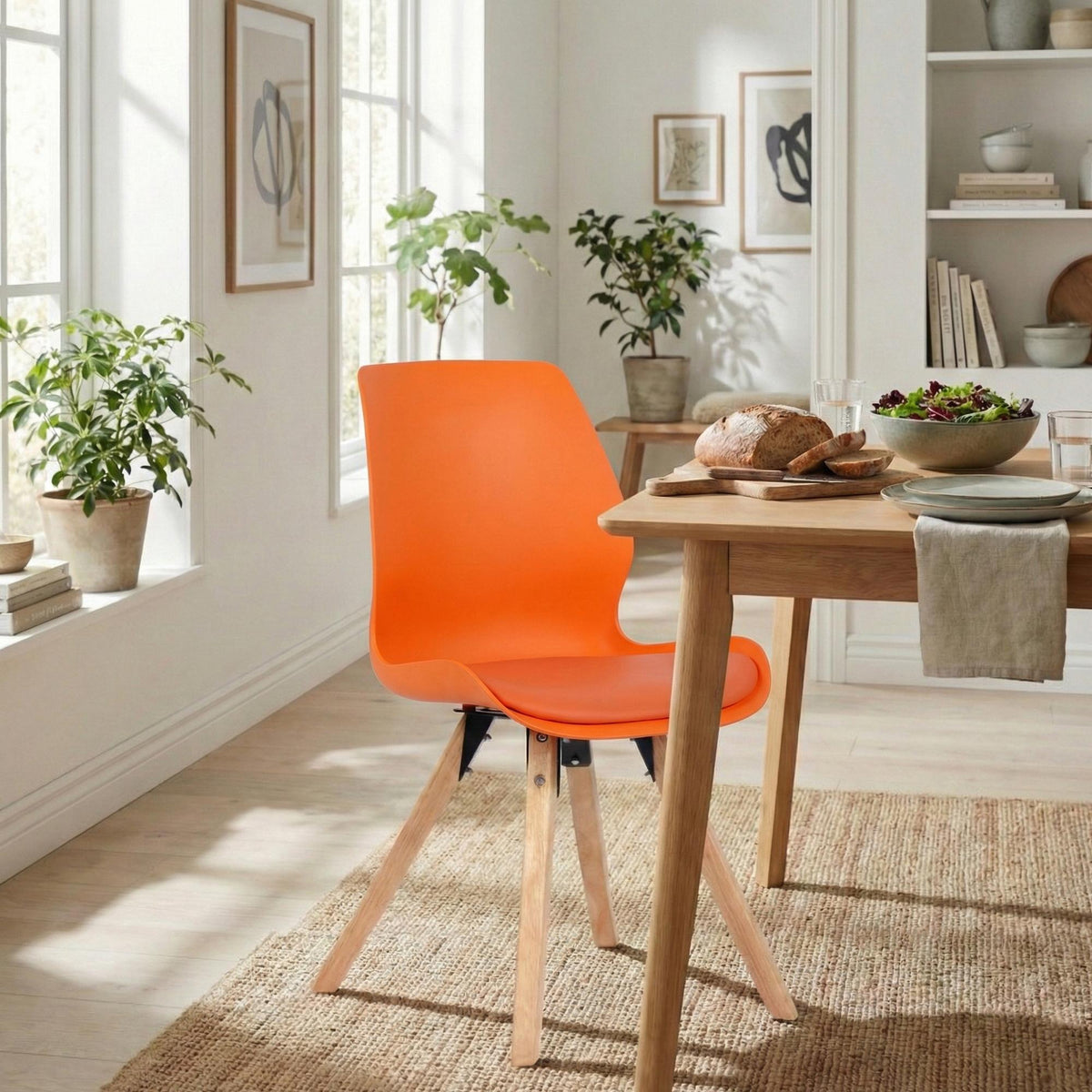 4-delige set stoelen Luna kunststof (3)