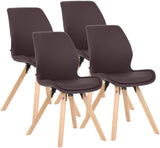 4-delige set stoelen Luna kunstleer (8)
