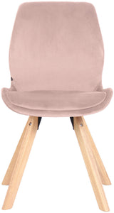 4-delige stoelenset Luna fluweel (4)