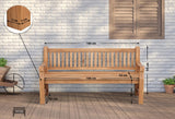 Teakbank Daxon met zitkussen 180 cm (3)