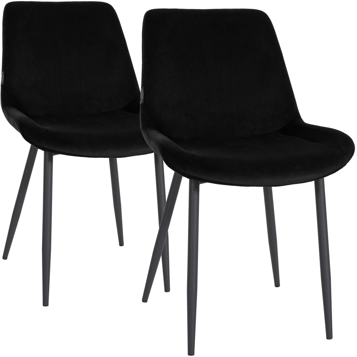 2-delige set eetkamerstoelen Victoria fluweel (8)