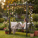 Rozenboog met tuinbank Luvio (2)