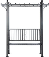 Rozenboog met tuinbank Luvio (5)