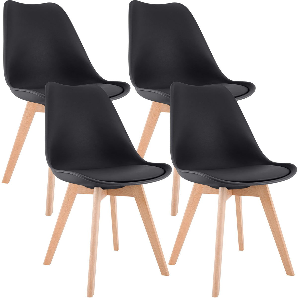 4-delige set eetkamerstoelen Linares (8)