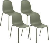 4-delige set stoelen Hardin