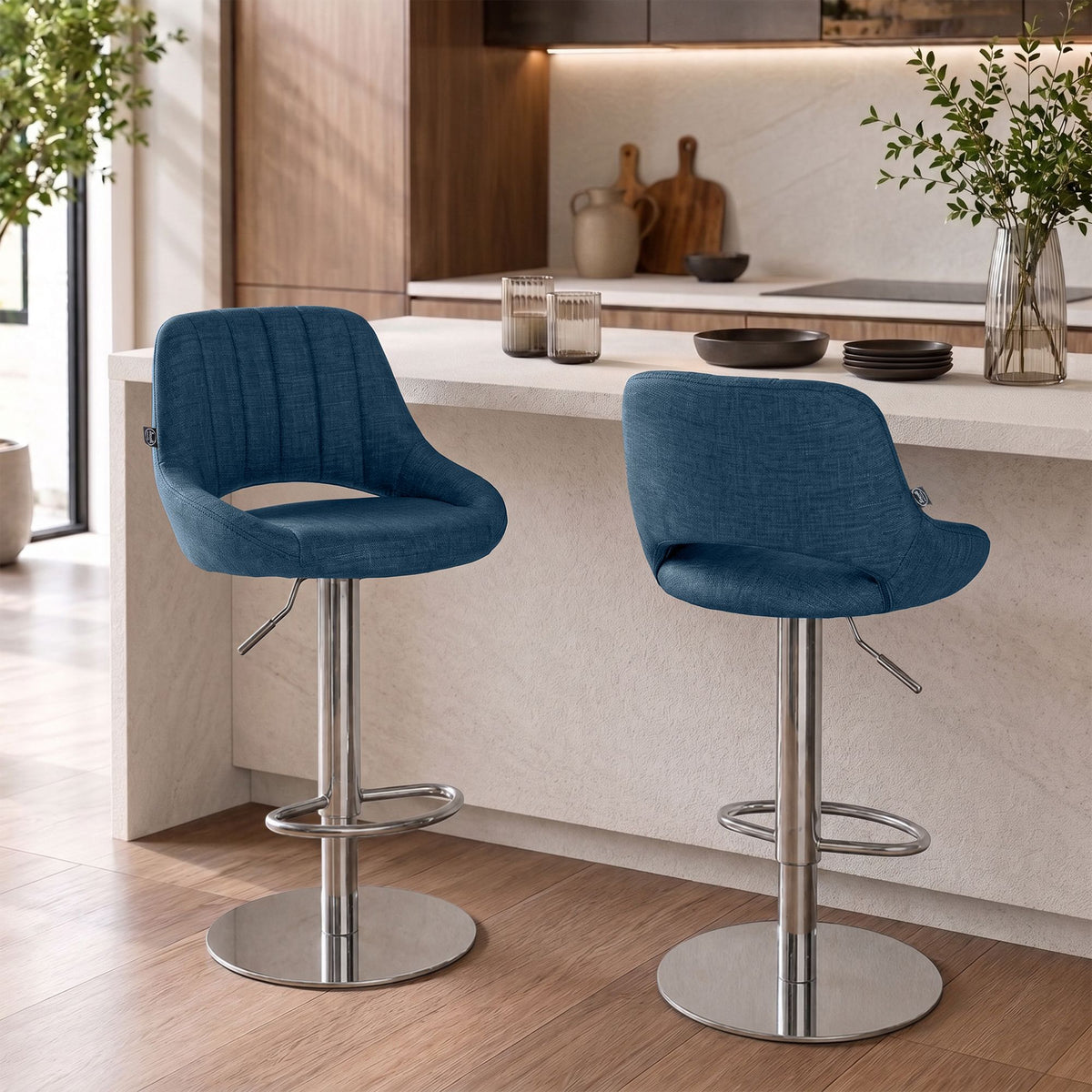 Set van 2 barstools HD Milet C stof (4)