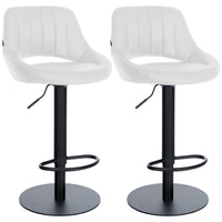 Set van 2 barkrukken HD Milet B kunstleer
