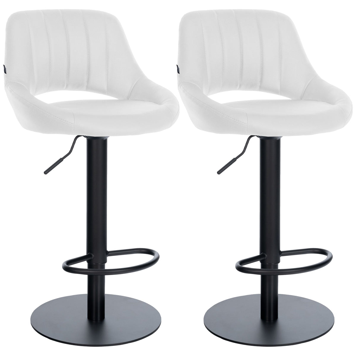 Set van 2 barkrukken HD Milet B kunstleer
