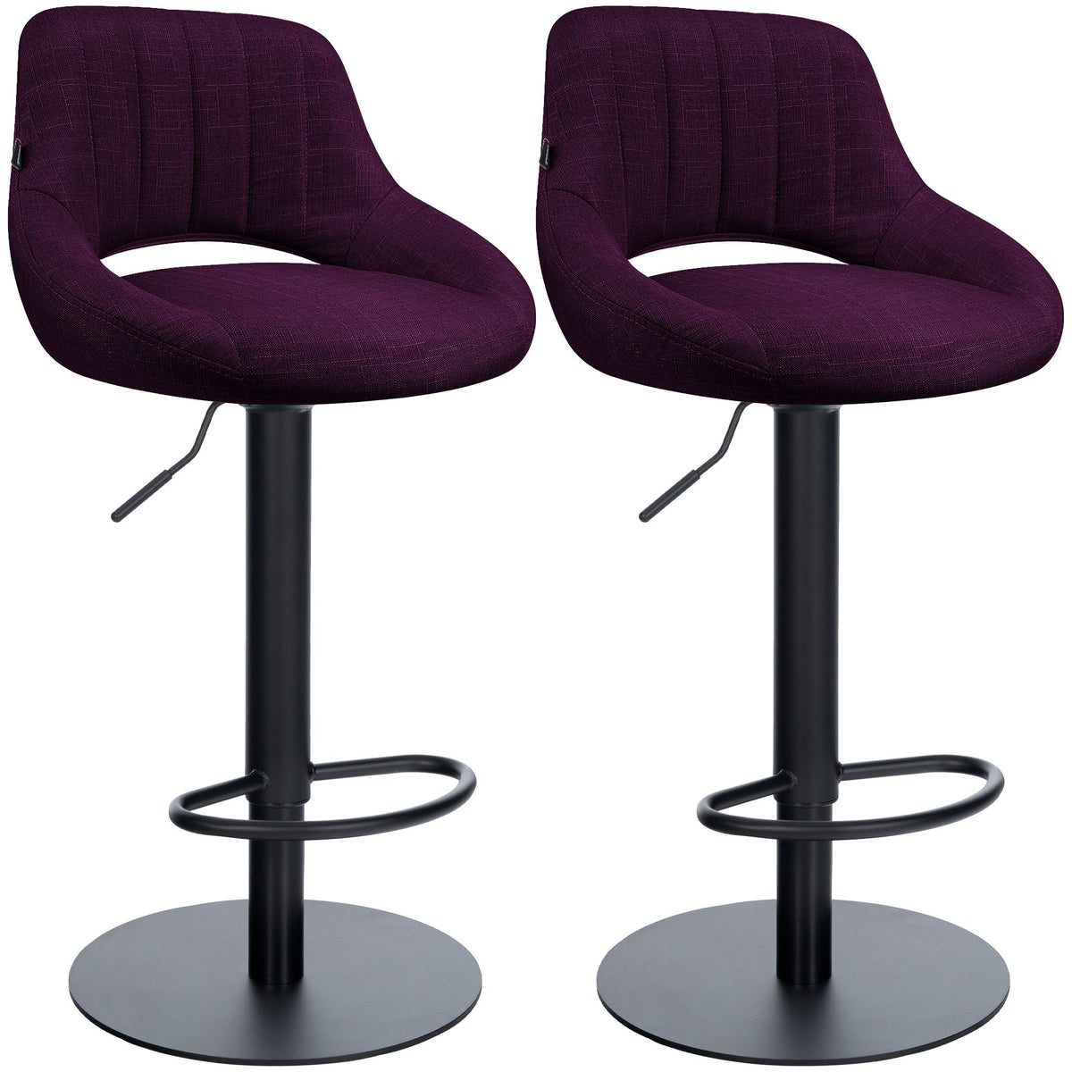 Set van 2 barkrukken HD Milet B stof