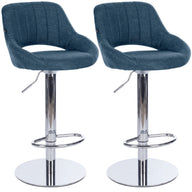 Set van 2 barstools HD Milet C stof
