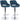 Set van 2 barstools HD Milet C stof