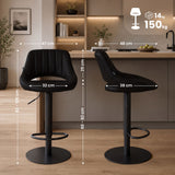 Set van 2 barkrukken HD Milet B kunstleer (9)