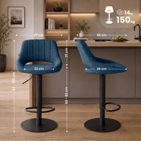 Barkruk HD Milet B stof (2)