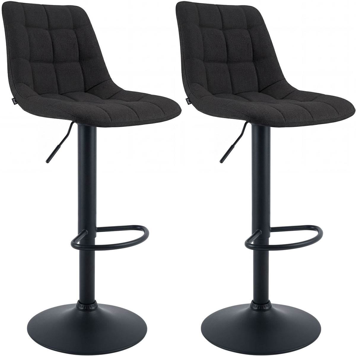 2-delige set barstoelen Mapun stof