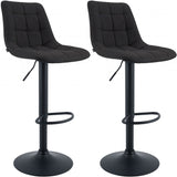 2-delige set barstoelen Mapun stof