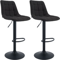 2-delige set barstoelen Mapun stof