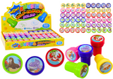 Decoratieve stempels, 12 zeedierenmotieven, 6 kleuren