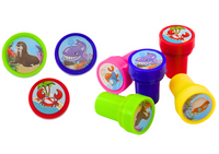 Decoratieve stempels, 12 zeedierenmotieven, 6 kleuren (2)