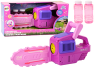 Zeepbellenmachine kettingzaag roze