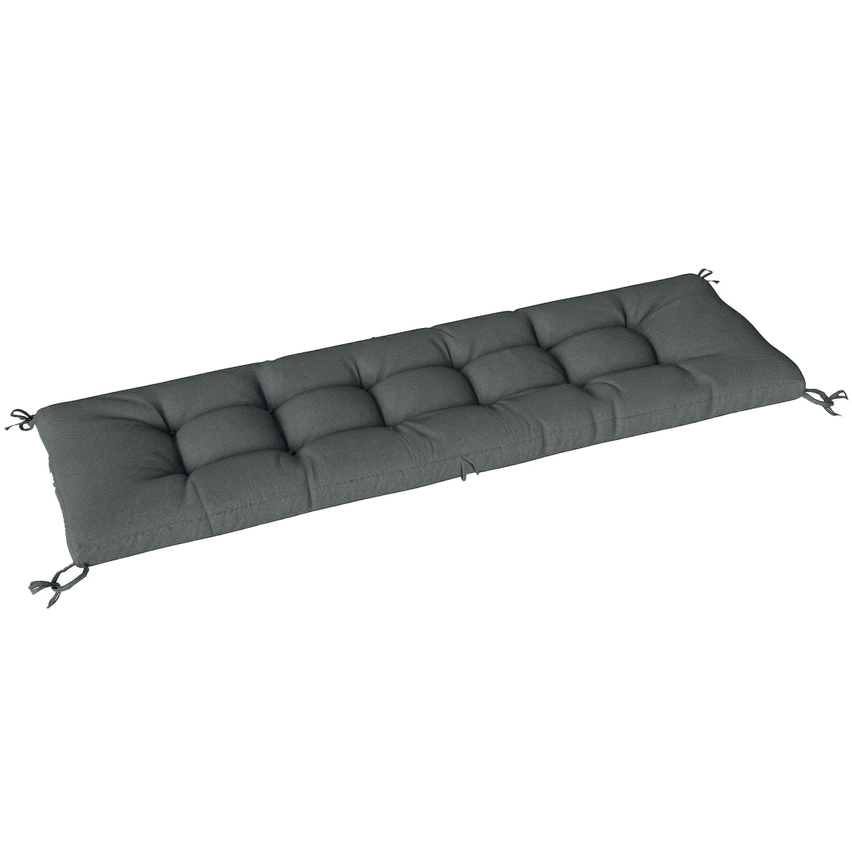 Palletkussen afneembaar zitkussen met bevestigingsbanden palletkussen voor de meeste ligbedden 198x65x13cm